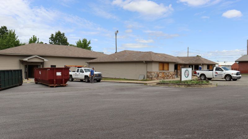 construction of new birch tree group home in clinton